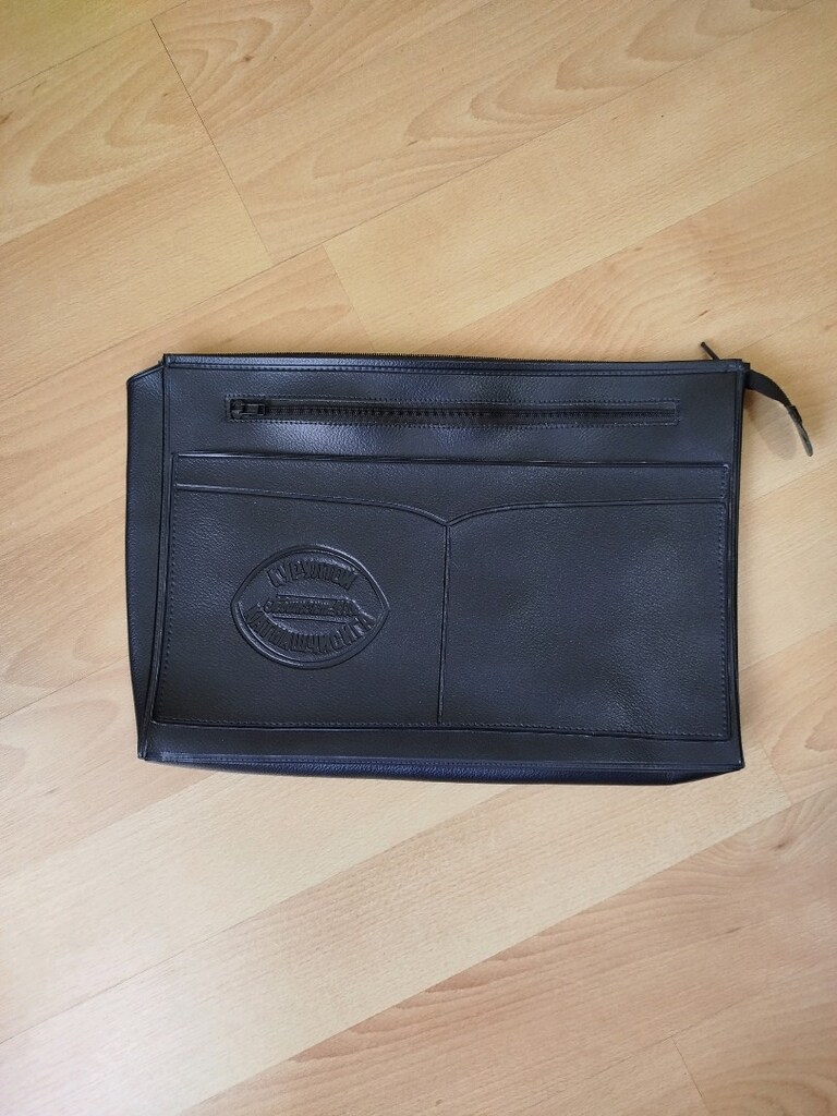 Sıfır 1990 yıl üretilmiş çok kaliteli dosya çantası 40x27.5 cm - 2