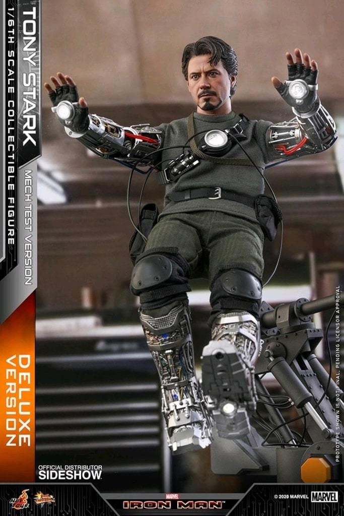 Hot Toys Tony Stark (Mech Test Deluxe Version - Special) MMS 582 - 4