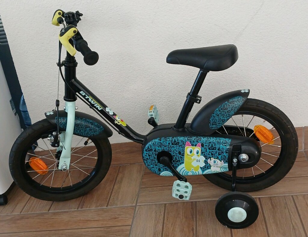btwin çocuk bisikleti 14 jant Decathlon YENİ GİBİ Ön Sepetli de var - 2