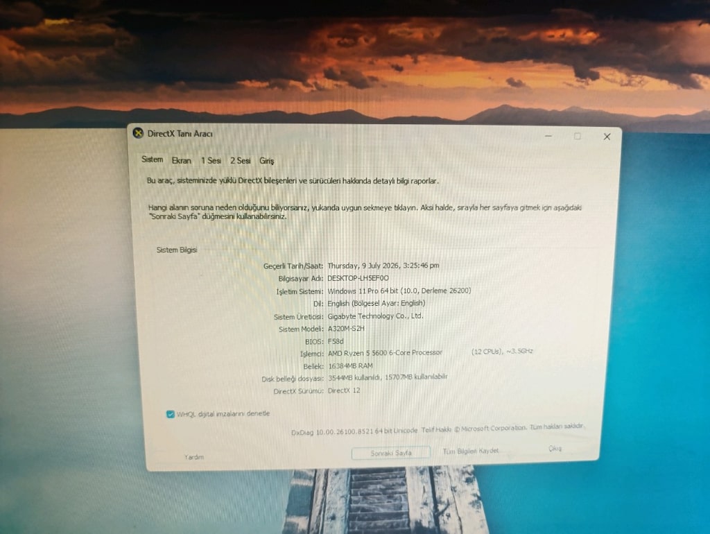 r5 5600 rx 5500 xt masaustü bilgisiyar - 4