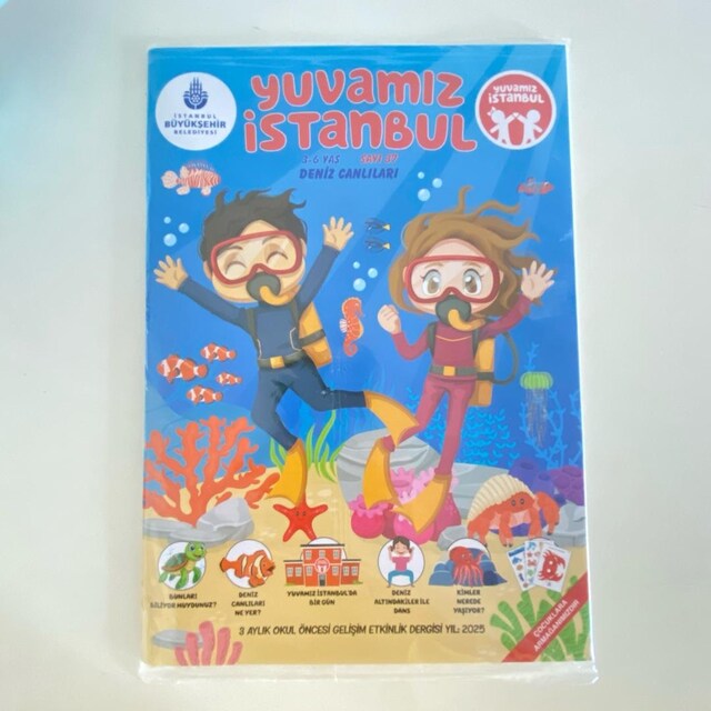 Yuvamız İstanbul – Deniz Canlıları Çocuk Etkinlik Dergisi 2 Adet