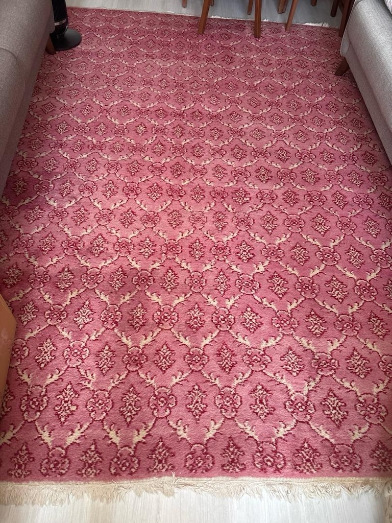 Antika Isparta El Dokuması Halı