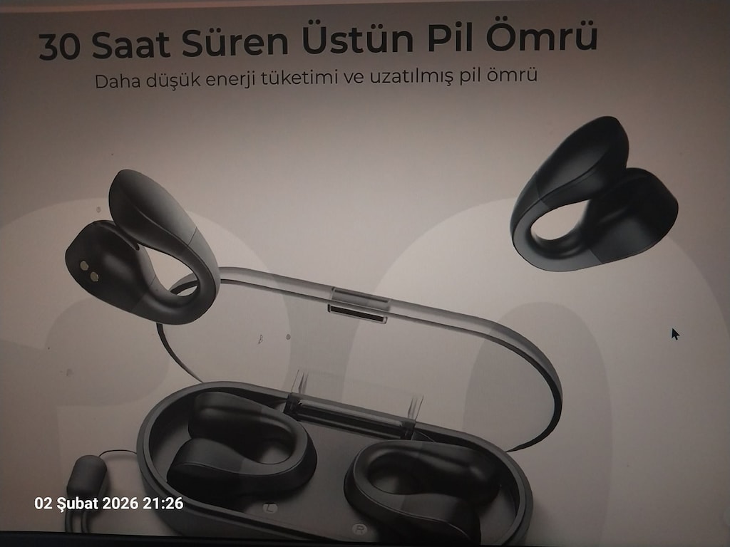 HİFREE T1 CLİP-ON OPEN EAR HEADPHONE BLUETOUTH KULAKLIK - 7