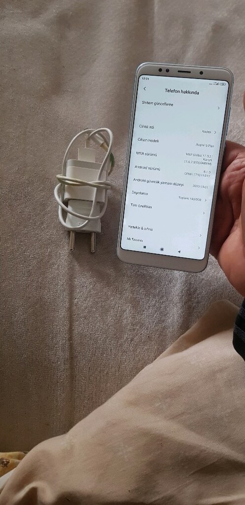 Redmi 5 plus kusursuz 64 gb çıfıt hatlı türkiye kayıtlı hafıza kart de - 3