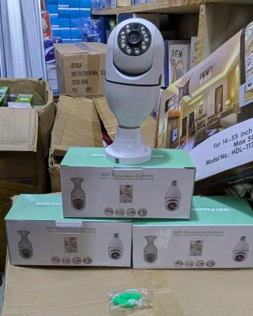 Wifi Ampül Kamera Çift Lensli - 3
