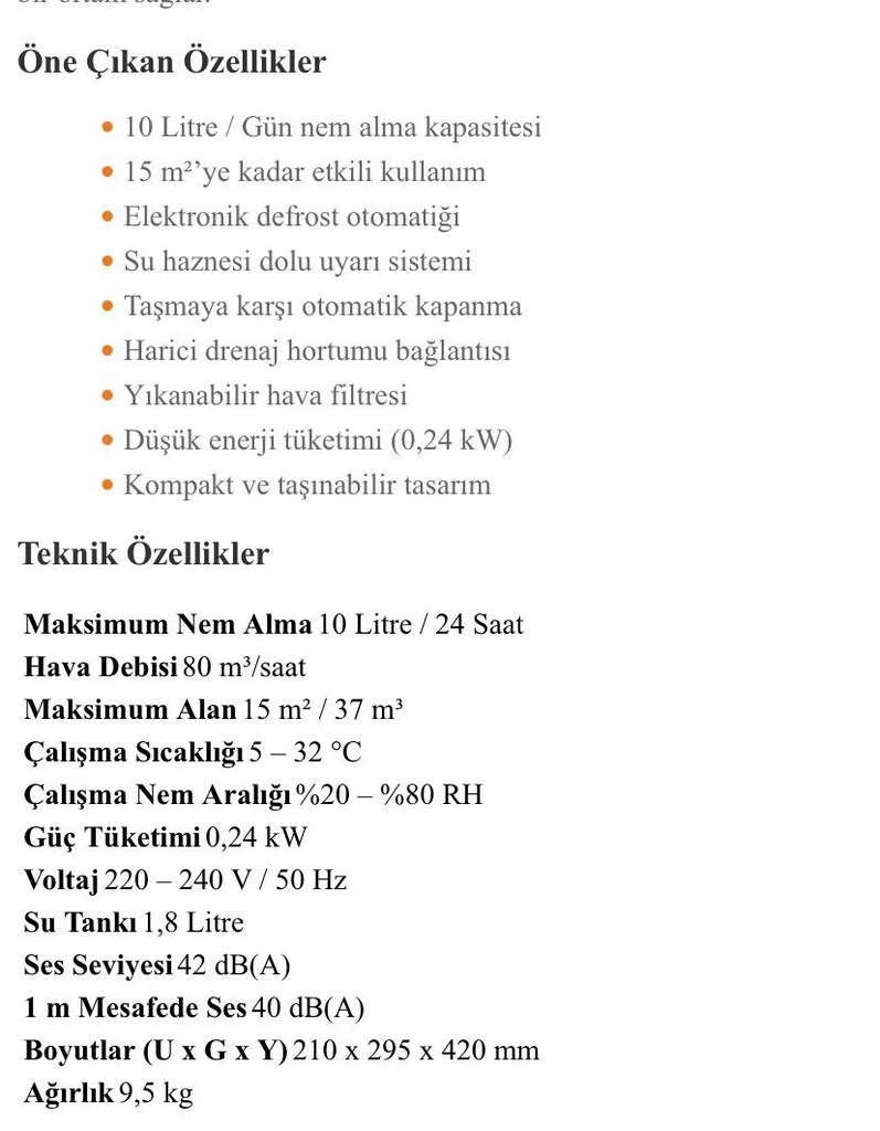 SIFIR Trotec TTK 26 E 10 lt Nem Alma Cihazı - 14