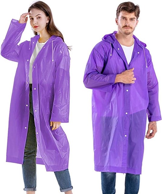 Yağmurluk Unisex Kapüşonlu Su Geçirmez