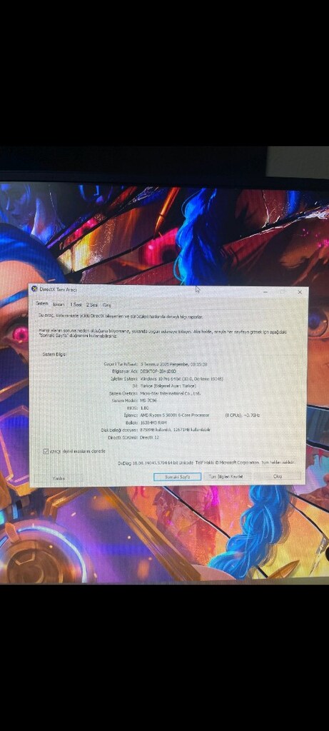 MSI 3070 ryzen 5 5600x 280hz monitör cs+300fps valorant +400fps - 2