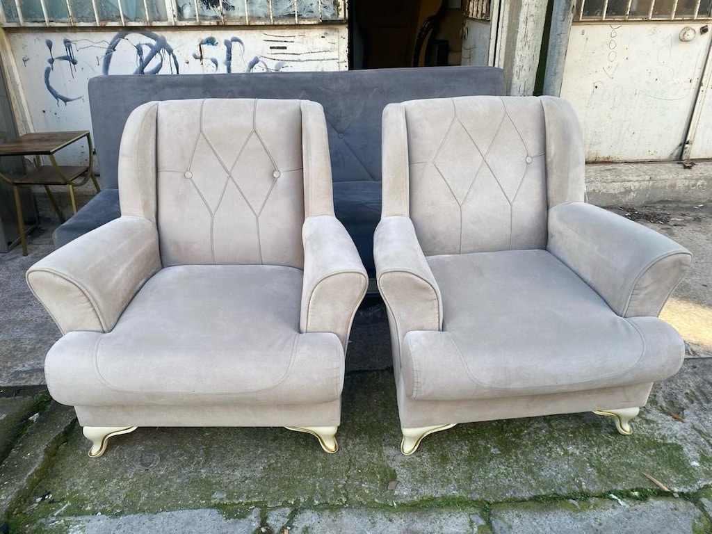 2 adet kanepe 2 tekli yataklı sandıklı taytuyu - 2