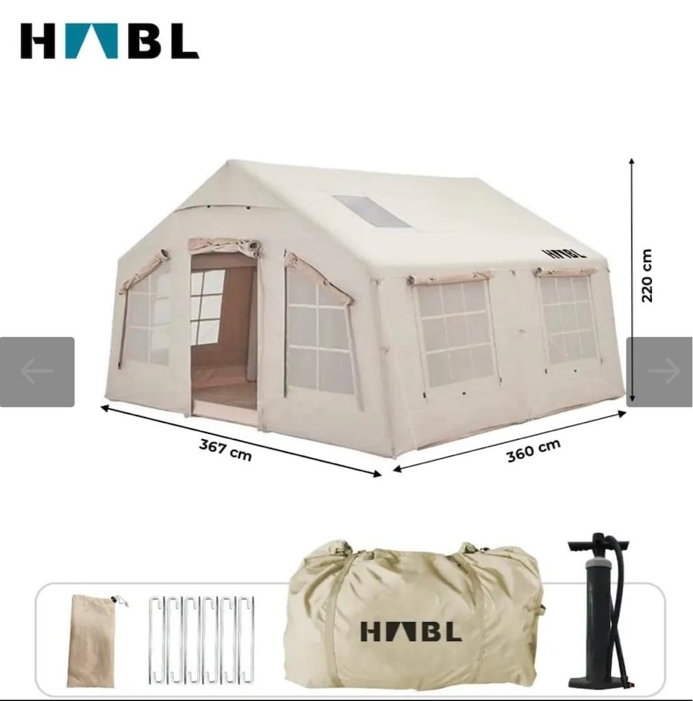 Sıfır Ayarında Habl Şişme Kamp Çadırı – 13.2 M2 - 3