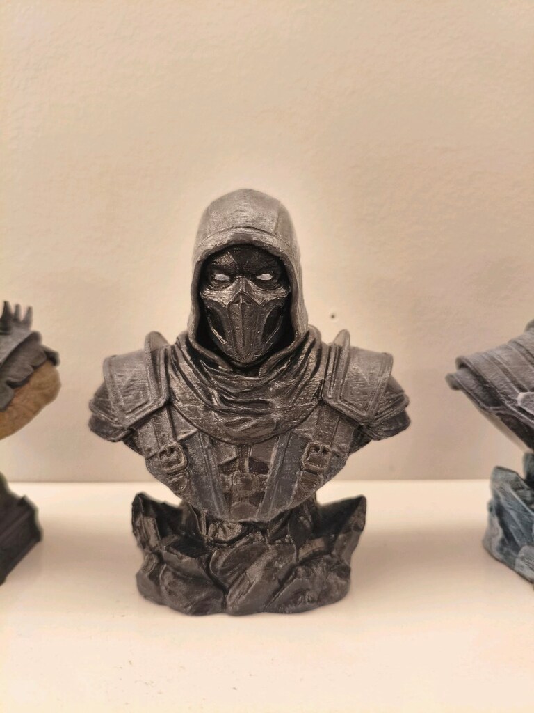 3D printer büst mortal kombat - 7