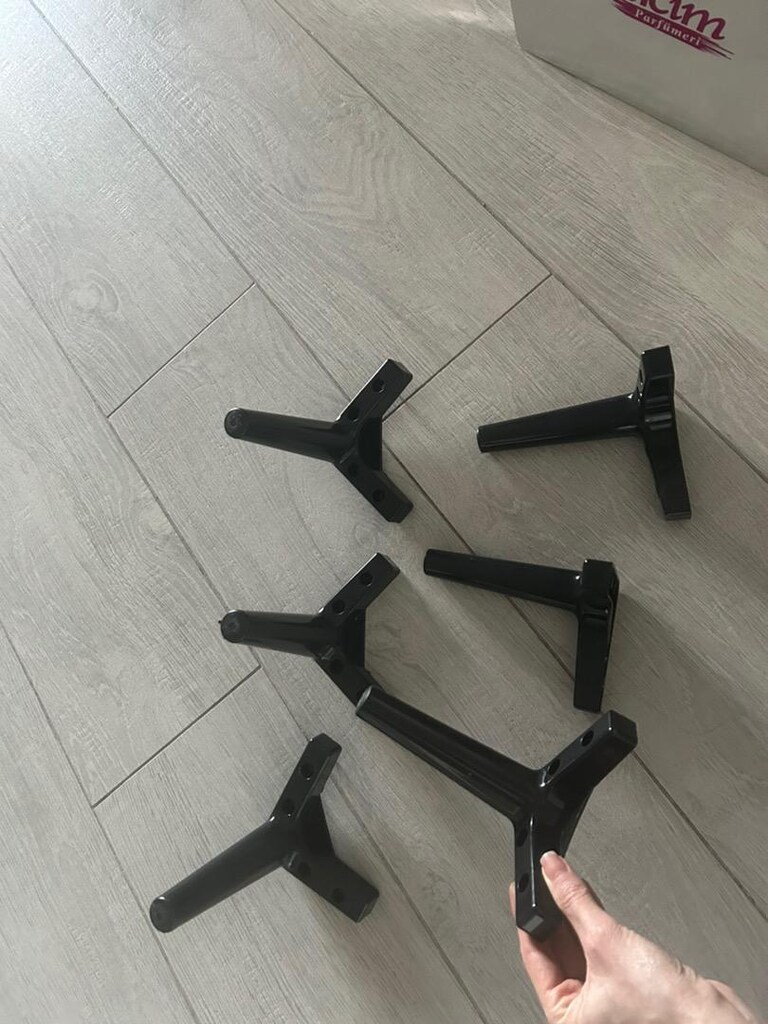 6 adet plastik mobilya ayağı - 3