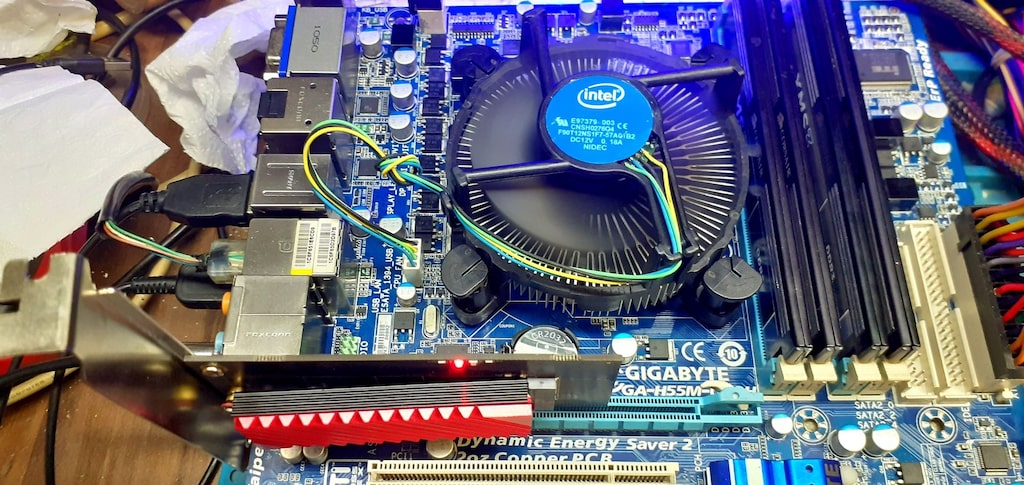 Gigabyte GA-H55M-UD2H LGA 1156 Pin NVMe M.2 SSD BIOS Destekli Anakart - 15