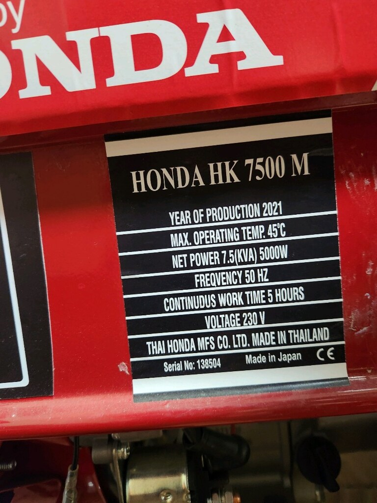 JENERATÖR 7,5 kw - 4