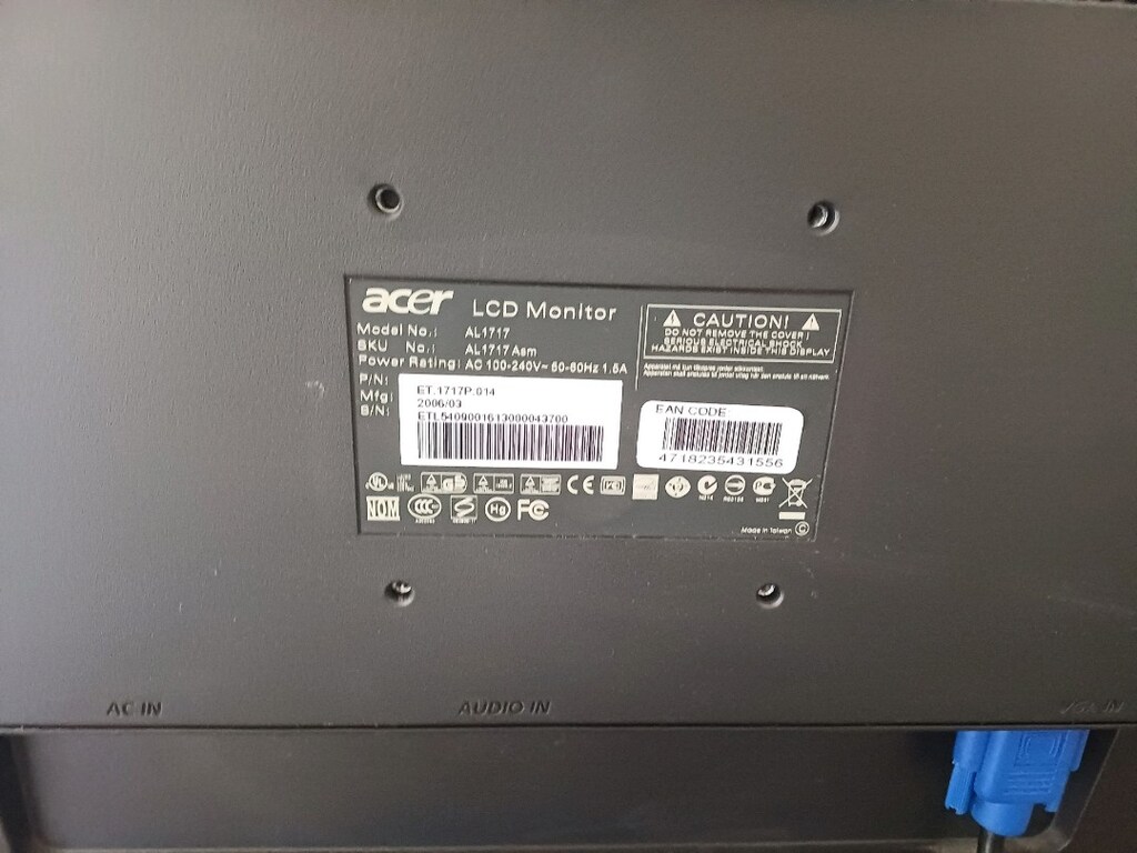 Hoparlörlü Acer 17" Monitör-Güvenlik ve Ofis İçin Tam Set - 2