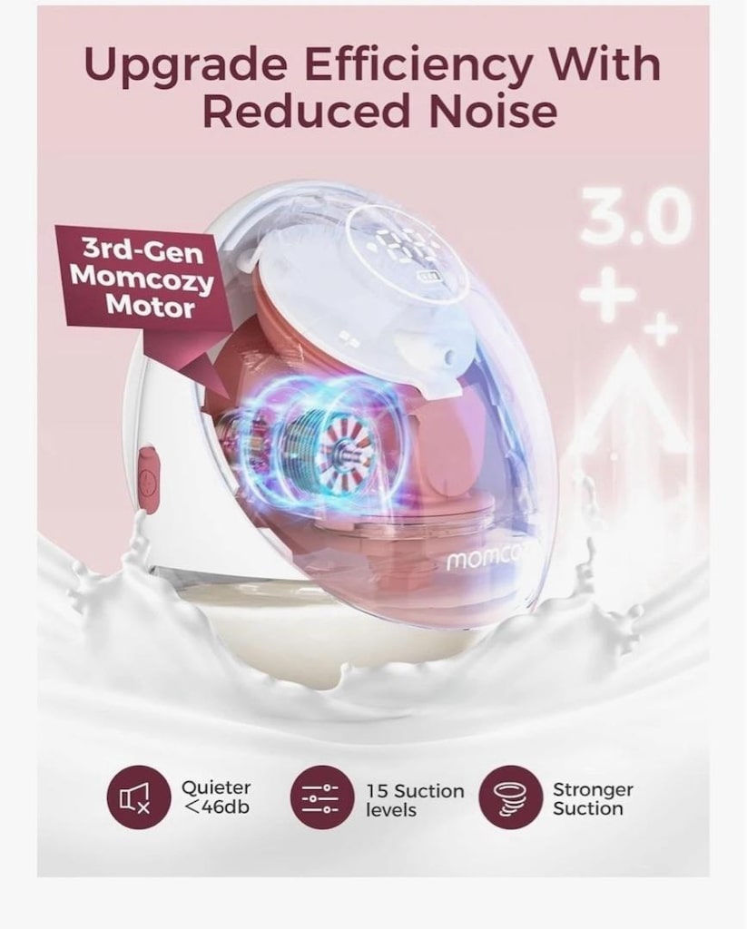 momcozy m9 2 Li süt sağma pompası - 4