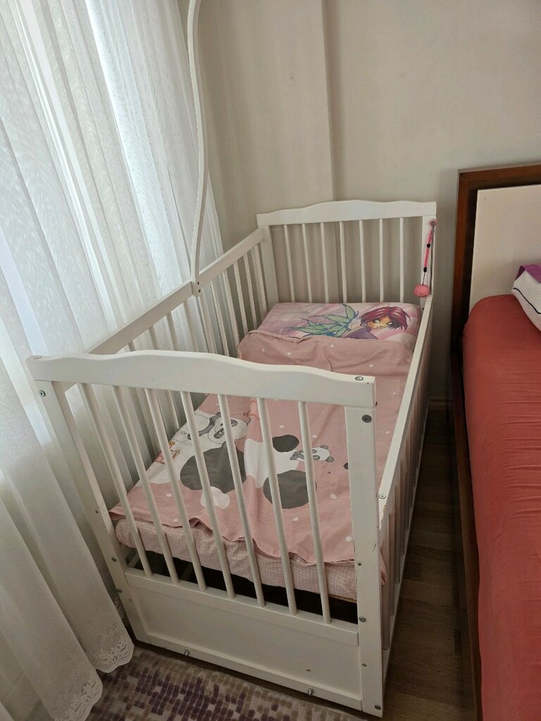 sallanan besik 4 yasa kadar uygun saglam sorunsuz yatak ile birlikte - 3