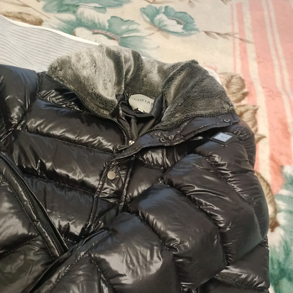 lufian kullanilmamas kürklü mont şişme orjinal - 2