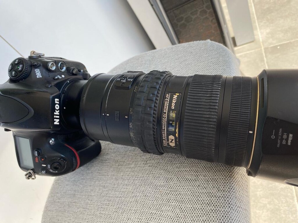 (makına satıldı sadece lens kaldı)+ nikon 70-200f 2.8 g ed ve ii - 4