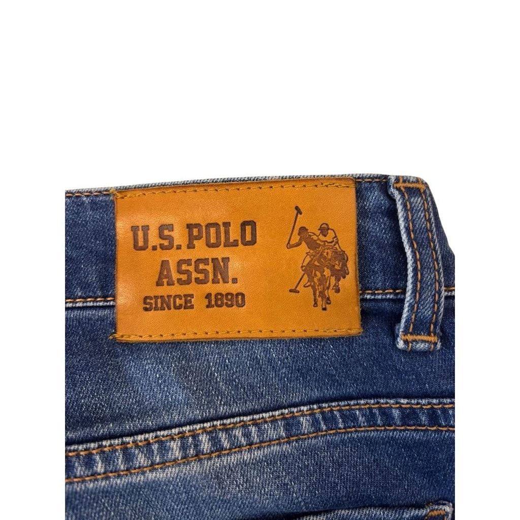 U.S. Polo Assn. Denim Co. Yırtık Detaylı Erkek Jean – Beden 30 - 3