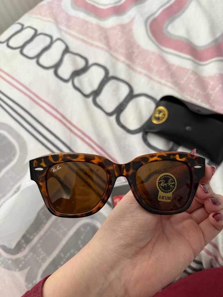 RayBan Leopar Desenli Gözlük - 3