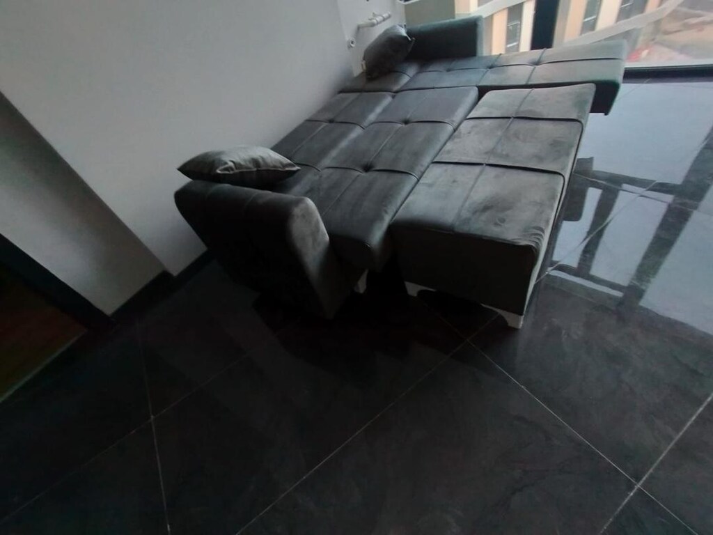 L koltuk köşe takımı yatak olur alttan sandıklı - 4