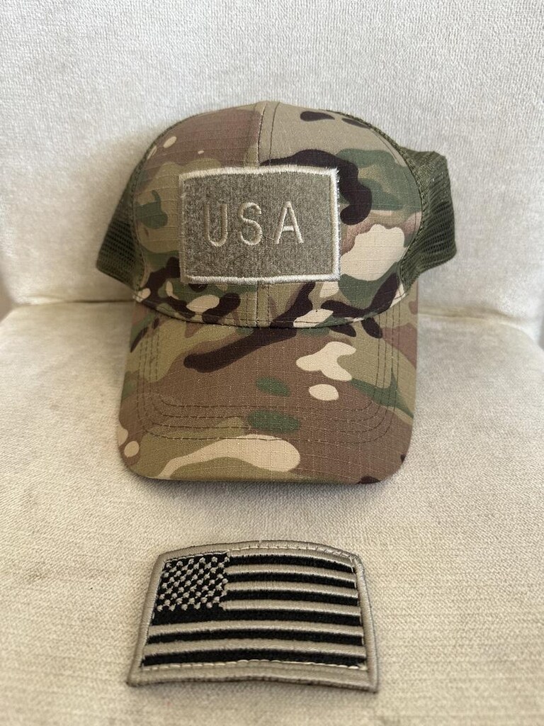 amerikan Multicam kumaş şapka - 4