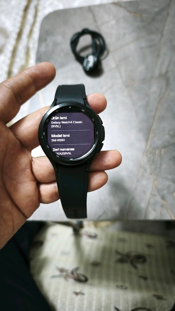 SAMSUNG WATCH 4 CLASSİC AKİLLİ SAAT WİFİ, NFC Lİ TAKAS OLUR ACİKLMADA - 4