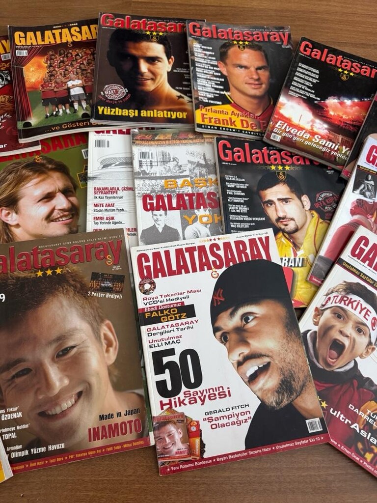 Galatasaray Dergileri 21 Adet 2003, 2006, 2007 - 2