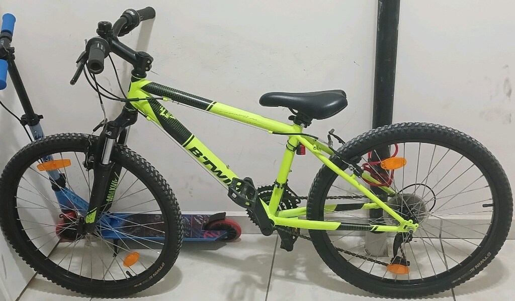 btwin çocuk bisikleti 24 jant Decathlon YENİ GİBİ Ön Sepetli de var - 3
