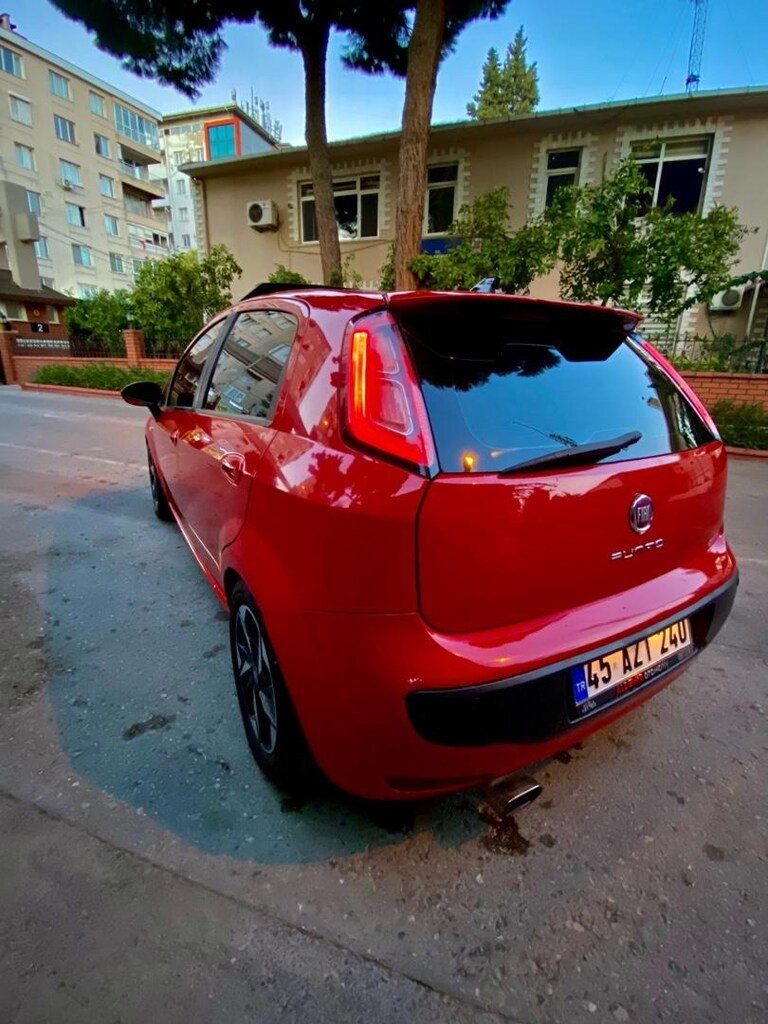 2012 model 1.4 makyajlı kasa Cam tavan Egzotik Kırmızı Punto - 9