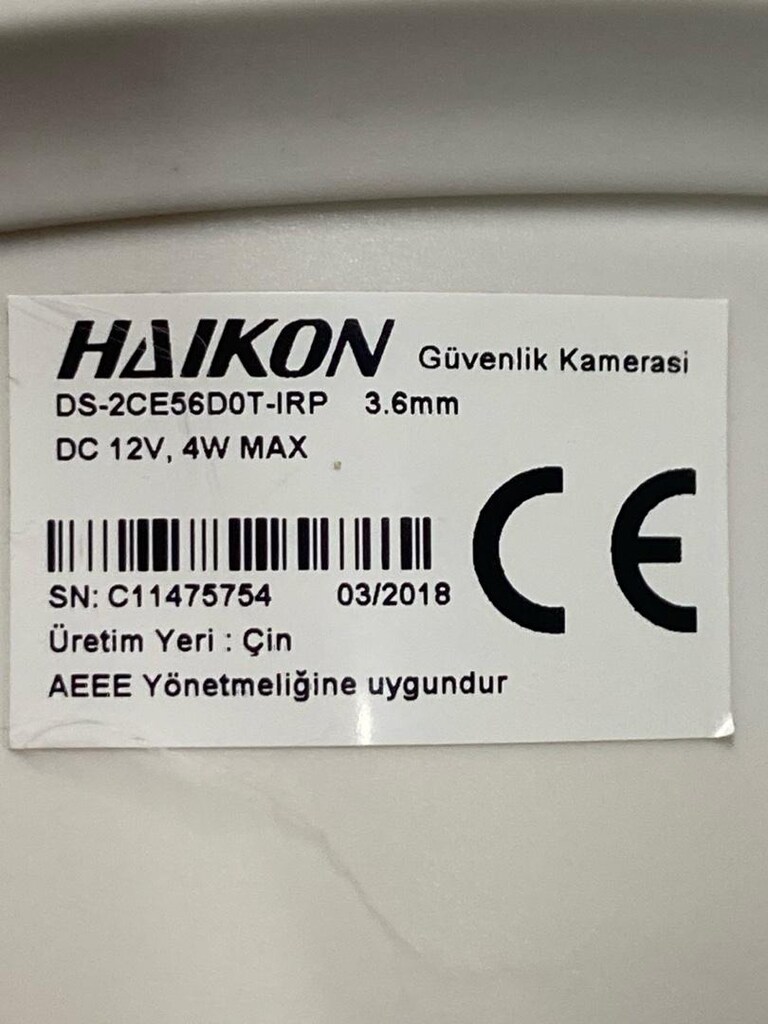 HAIKON GÜVENLİK KAMERASI - 5