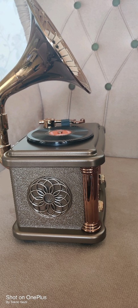 Gramafon görünümlü nostalji radyo - 5