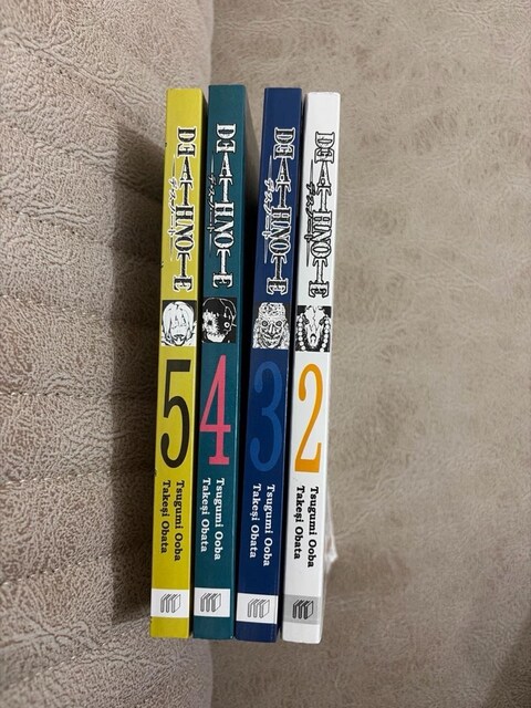 Death Note Manga 2-3-4-5. Cilt