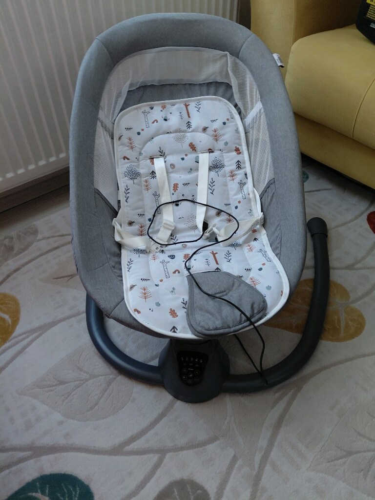 baby plus Cloud Otomatik Salıncak Gri - 2