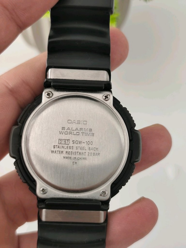 Orjinal Casio Sgw-100 Pusula/Termometre HATASIZ - 8