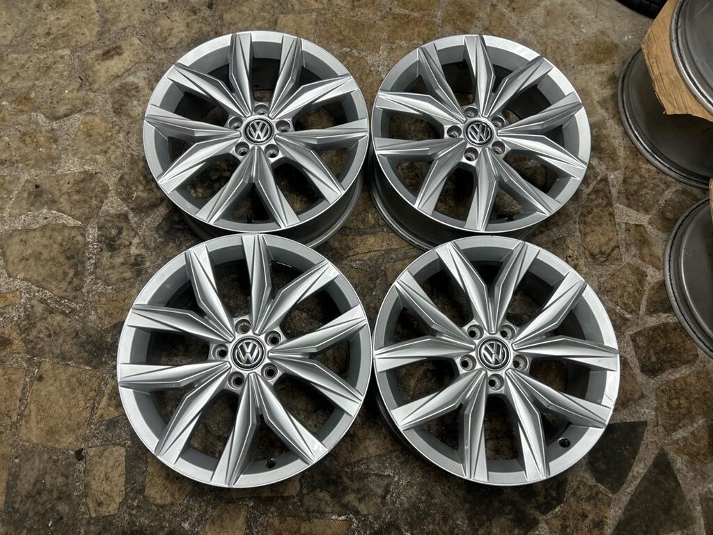 5x112 18inc ORJİNAL TİGAUN GOLF JETTA CADDY PASSAT JANT TAKİMİ - 3
