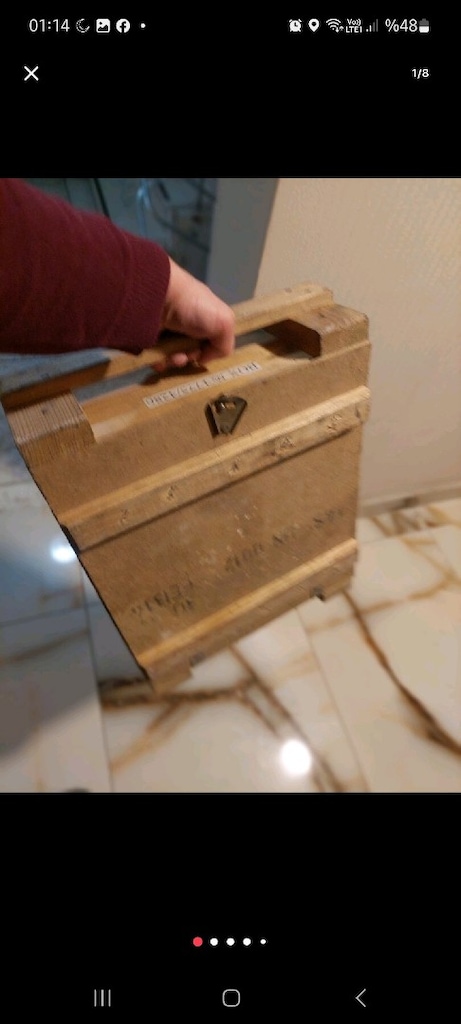 Askeri mühimmat Sandığı. Dekoratif amaçlı satılık - 4