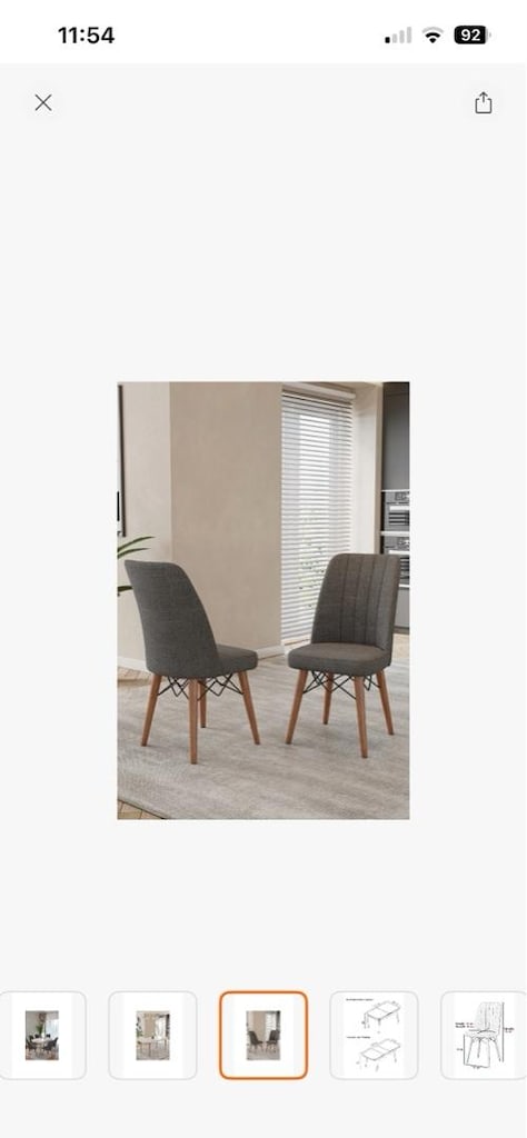 3 ay kullanılmış, 6 kişilik mutfak masası - 4