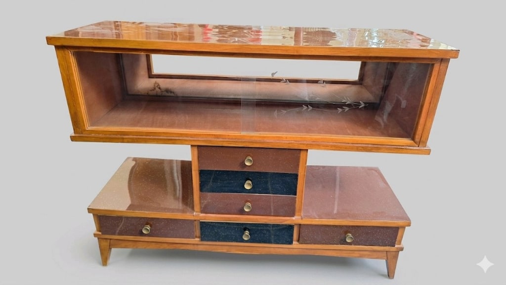 eskilerden büfe vitrin tv sehpası müzik dolabı - 5