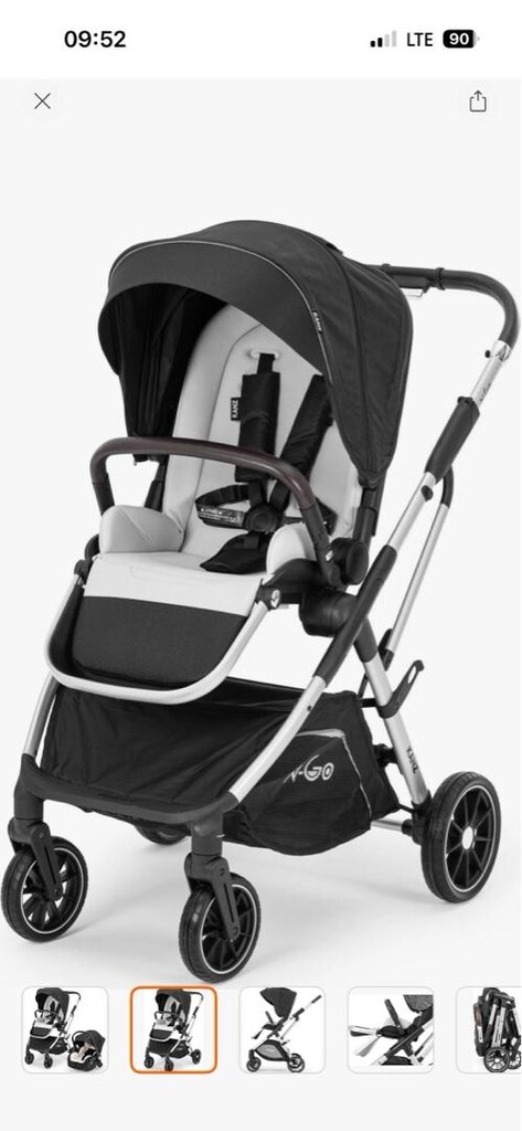 kanz n go bebek arabası ve puset temiz - 2