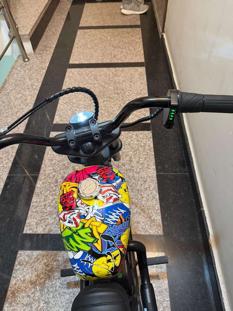 Bood elektrikli scooter mini çocuk motoru - 4