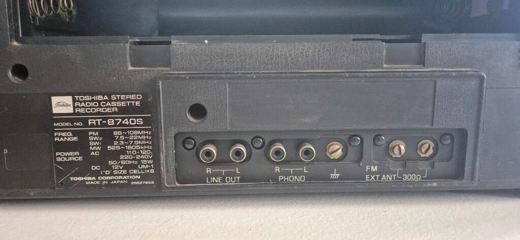 TOSHIBA RT-8740S Radyo Kasetçalar - 13