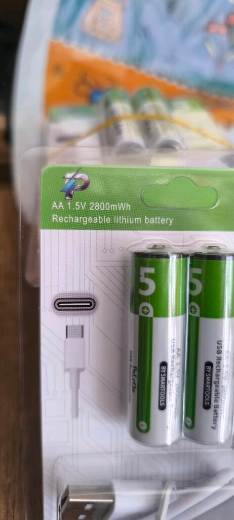 Kendinden şarjlı,2800 mAh kalem pil - 3