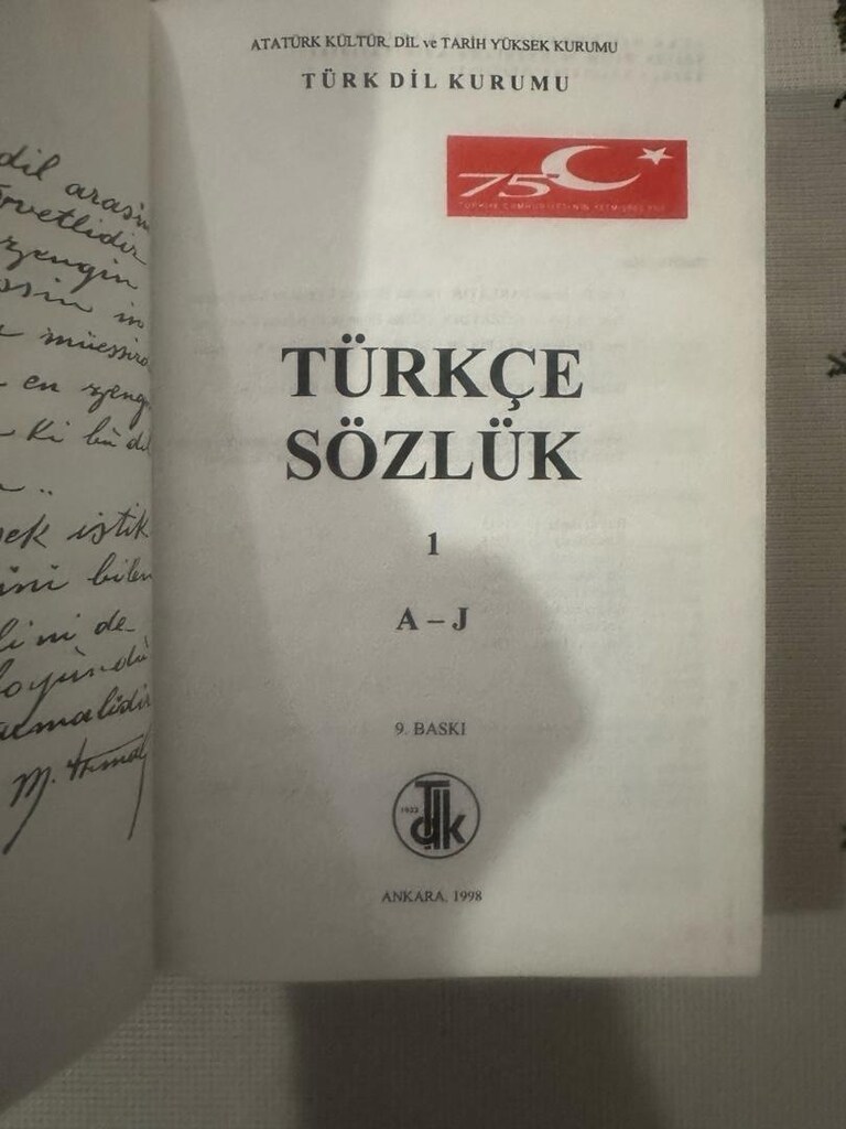 TDK Türköe Sözlük 2 Cilt 9. Baskı - 3
