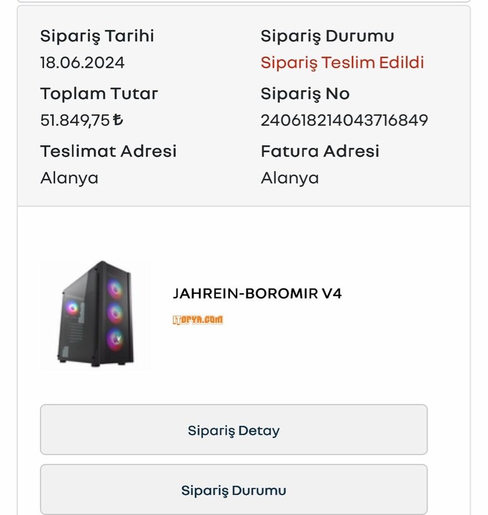 Oyuncu Bilgisayarı - 4060TI - Ryzen5 5600X - 32GB Ram -1TB SSD-1TB HDD - 2