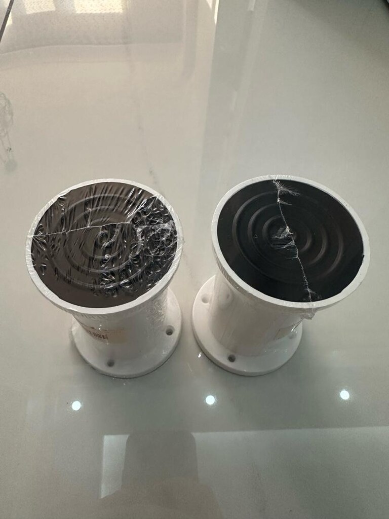 2 ADET 10 CM ELİT MARKA BEYAZ AYAK - 2