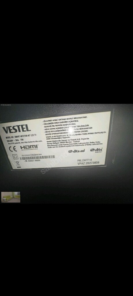 Vestel 102 ekran 40 inç Kendinden uydulu - 2