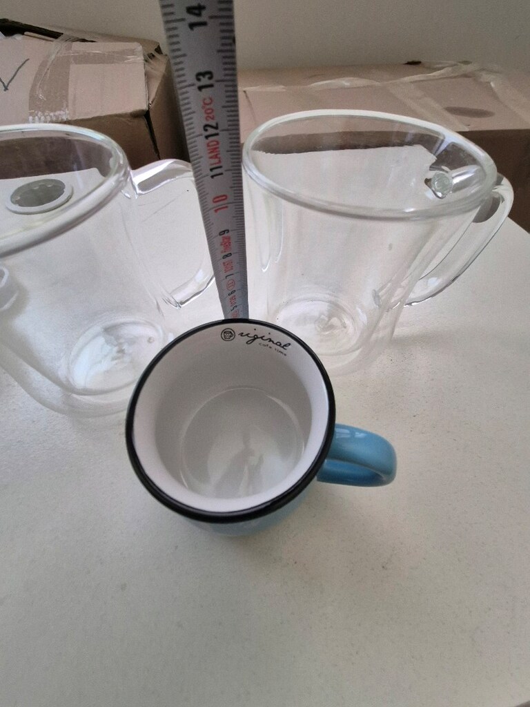 300 ml çift cidarlı cam kupa 4 adet - 2