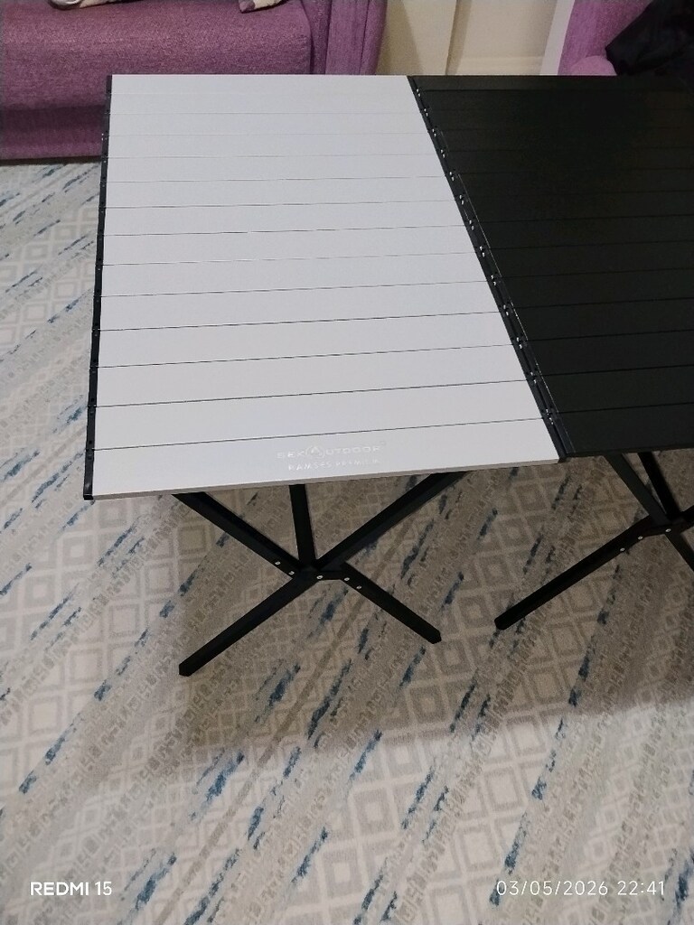 KAMP MASASI 60X100X62 3 PARÇA KOLAY KURULUM YENİ ÜRÜN SIFIR STOKLARDA - 5